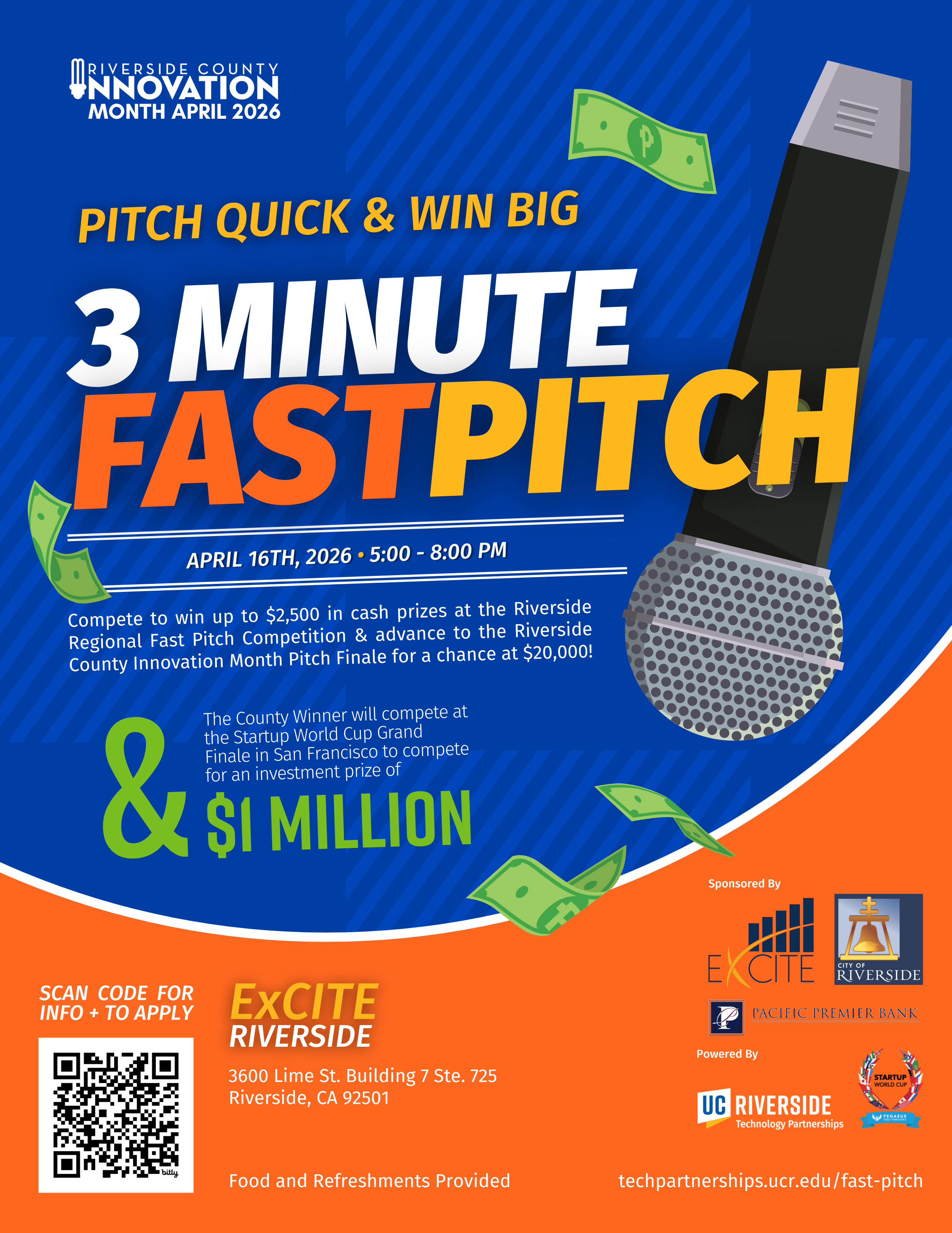 2026 RivCo Fast Pitch Regionals - Call For Companies