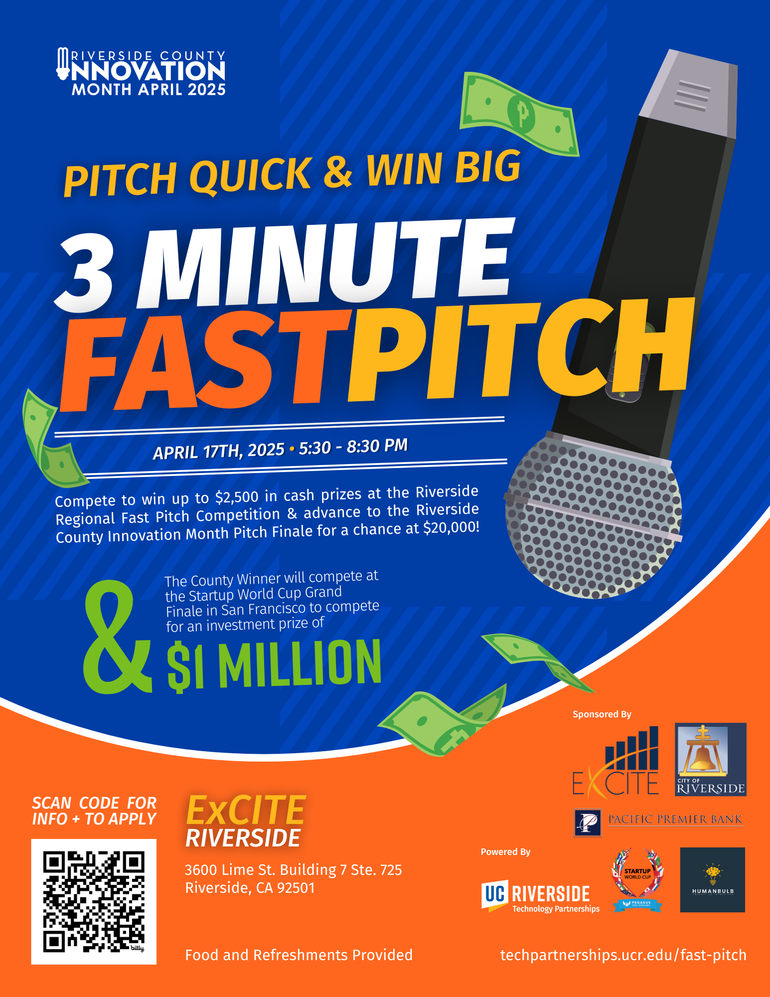 2025 RivCo Fast Pitch Regionals Flyer