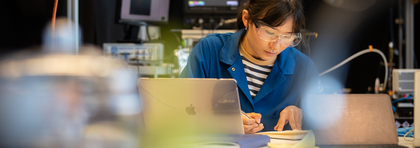 UCR Faculty in the lab