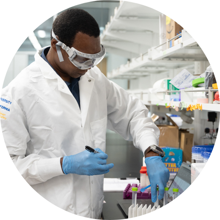 Water Illumination scientist working at the Life Sciences Incubator at UC Riverside.